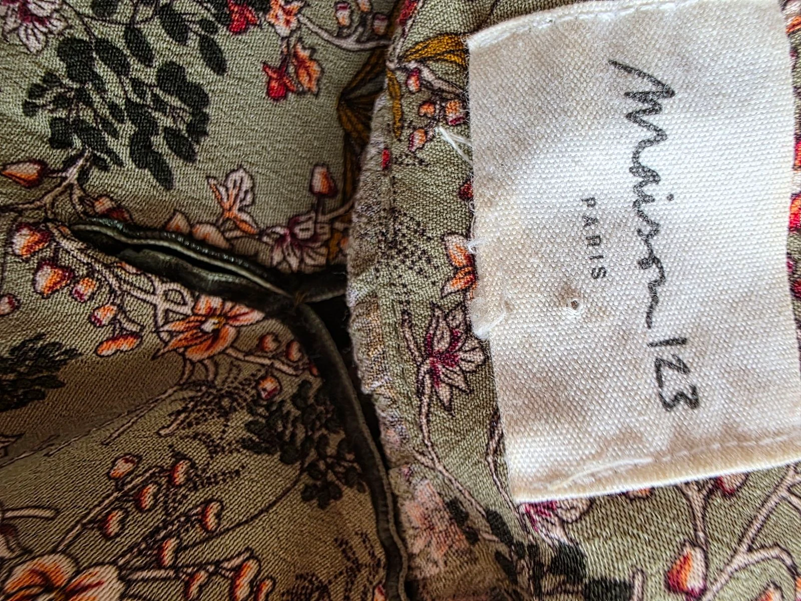 Blusa / túnica fluida com estampa floral boêmia campestre Maison 1.2.3 tamanho 42/44 – photo 8